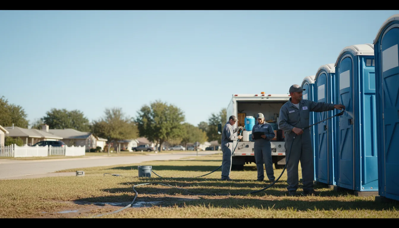 Long-Term Portable Toilet Rental in Clements, MD near me